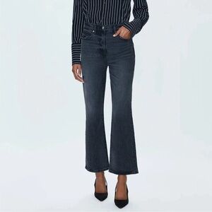 Pistola Ally High Rise Vintage Ankle Boot Jeans Size 29 Black